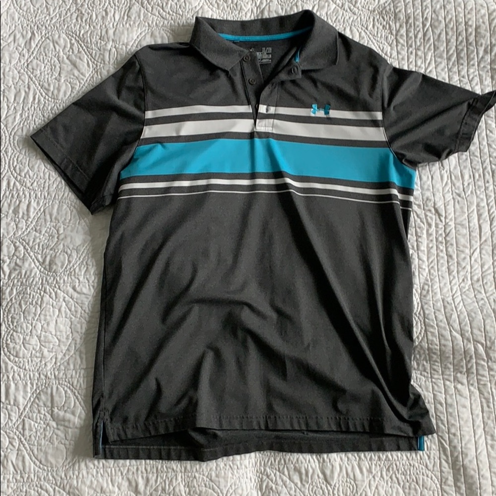 Under Armour golf polo.
